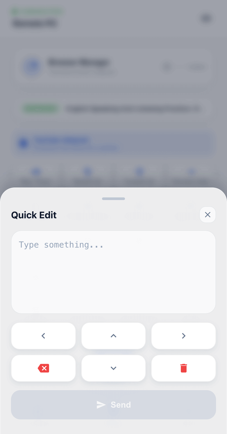 Keyboard sync, instant typing