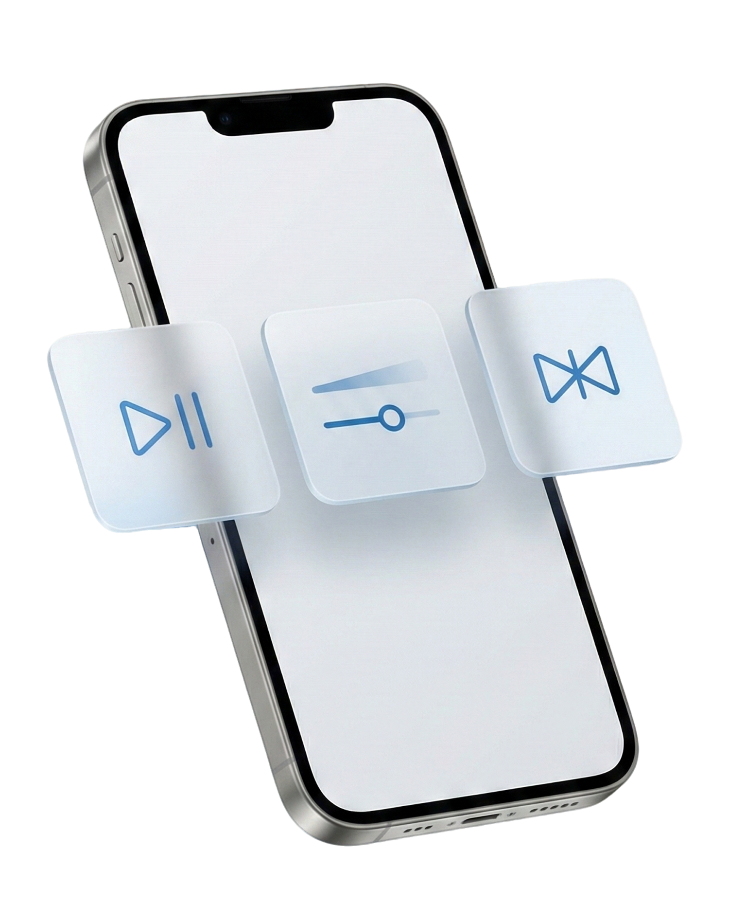 Illustration of HandyMote media mode interface